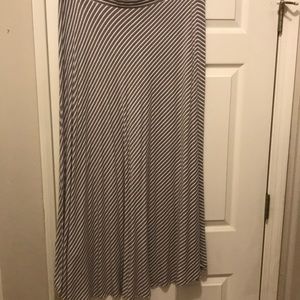 INC Long striped Skirt -2X